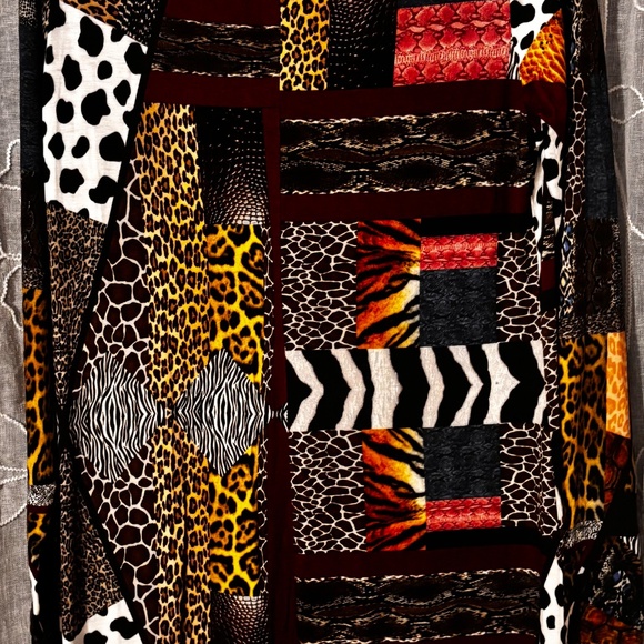 Unbreak. IT Made in Italy Janina Animal Print Maxi Dress Sz X-Large NWT - Picture 7 of 11